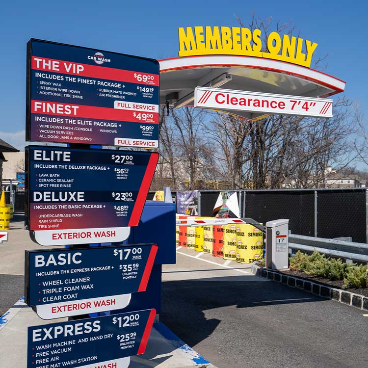 Unlimited Wash Club membership sign-up at Ramsey Car Wash